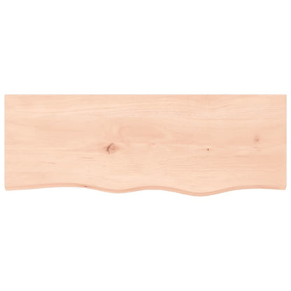 Wandregal 80x30x(2-6) cm Massivholz Eiche Unbehandelt