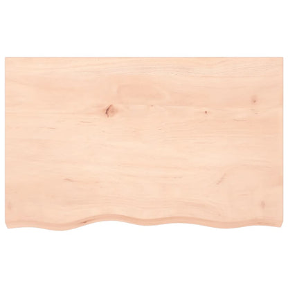 Wandregal 80x50x(2-4) cm Massivholz Eiche Unbehandelt