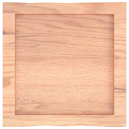 Tischplatte 40x40x(2-6) cm Massivholz Behandelt Baumkante