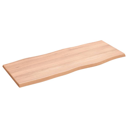 Bordplade 100x40x2 cm massiv egebehandlet trækant