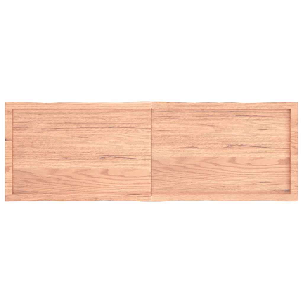 Tischplatte 160x50x(2-6) cm Massivholz Behandelt Baumkante