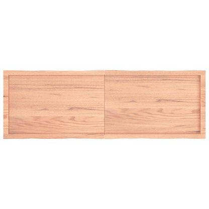 Tischplatte 160x50x(2-6) cm Massivholz Behandelt Baumkante