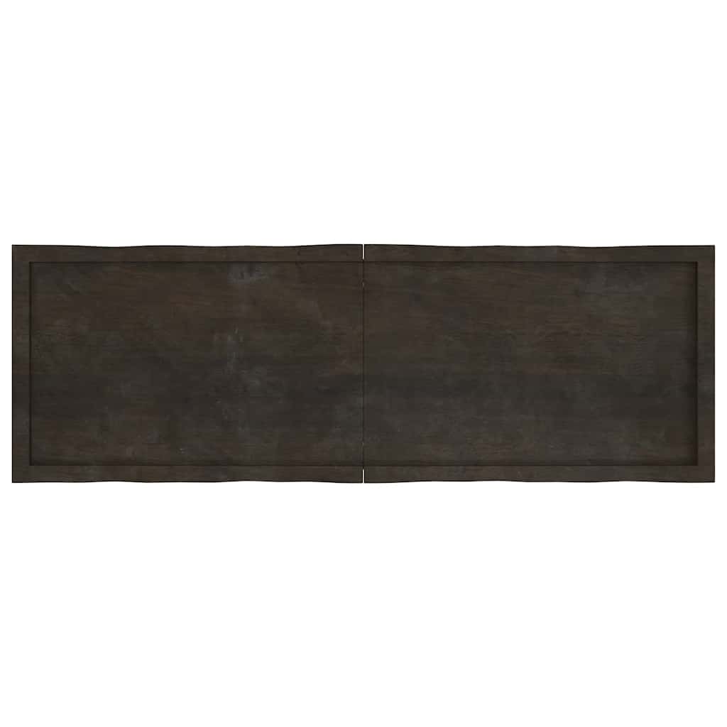 Tischplatte 160x50x(2-4) cm Massivholz Behandelt Baumkante