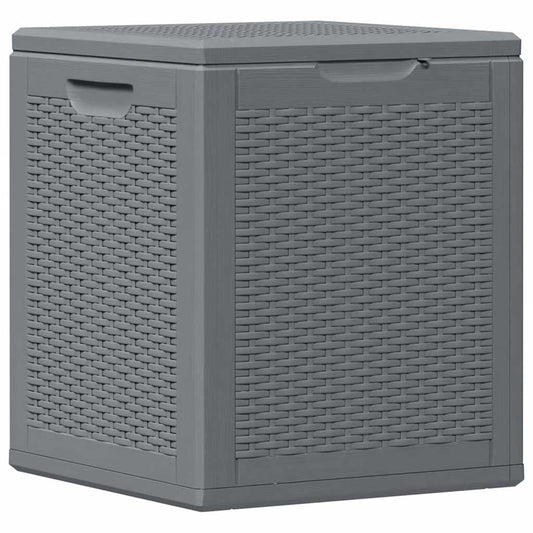 Gartenbox Grau PP Rattan 90 L