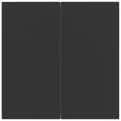 5-tlg. Garten-Essgruppe mit Kissen Schwarz Poly Rattan