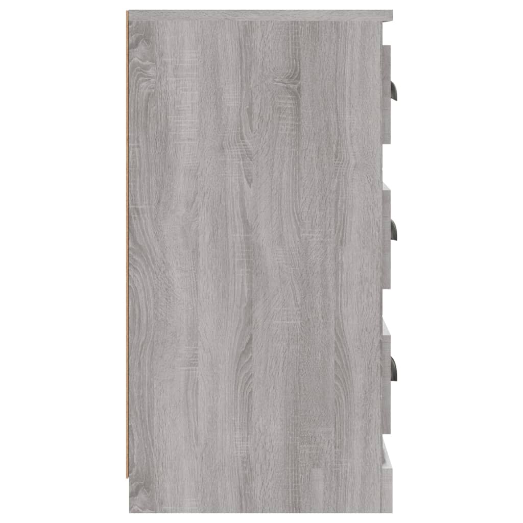 Sideboards 2 Stk. Grau Sonoma Holzwerkstoff