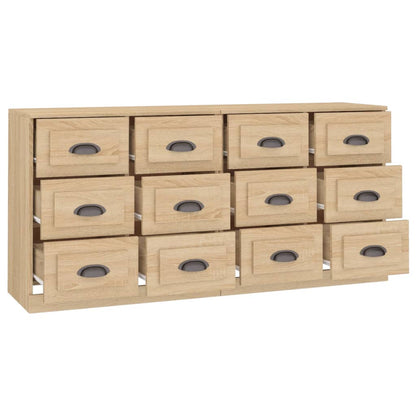 Sideboards 2 Stk. Sonoma-Eiche Holzwerkstoff