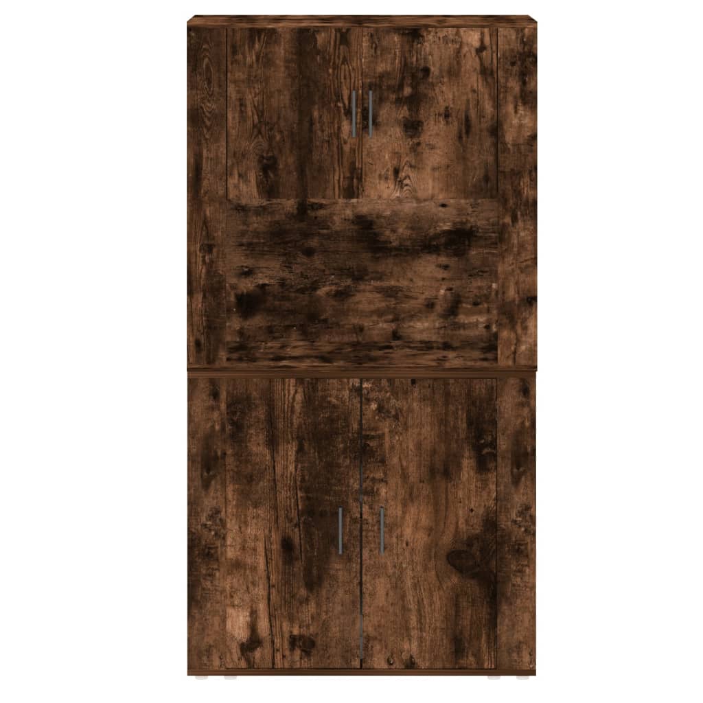 Highboard Räuchereiche Holzwerkstoff