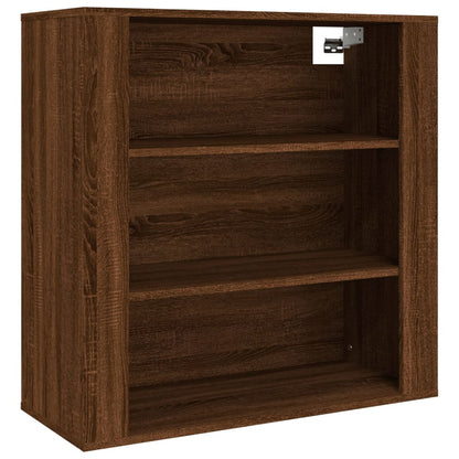 Highboard Braun Eichen-Optik Holzwerkstoff