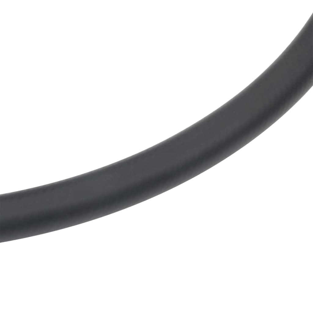 Hybrid-Luftschlauch Schwarz 0,6" 2 m Gummi und PVC