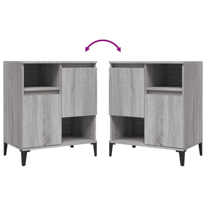 Sideboards 3 Stk. Grau Sonoma 60x35x70 cm Holzwerkstoff