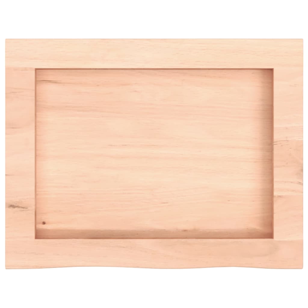 Waschtischplatte 40x30x(2-4) cm Massivholz Unbehandelt
