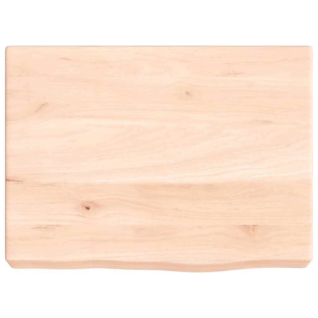 Waschtischplatte 40x30x(2-6) cm Massivholz Unbehandelt