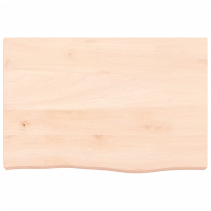 Waschtischplatte 60x40x(2-6) cm Massivholz Unbehandelt