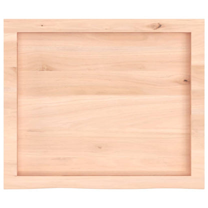 Waschtischplatte 60x50x(2-4) cm Massivholz Unbehandelt