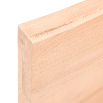 Waschtischplatte 80x50x(2-6) cm Massivholz Unbehandelt