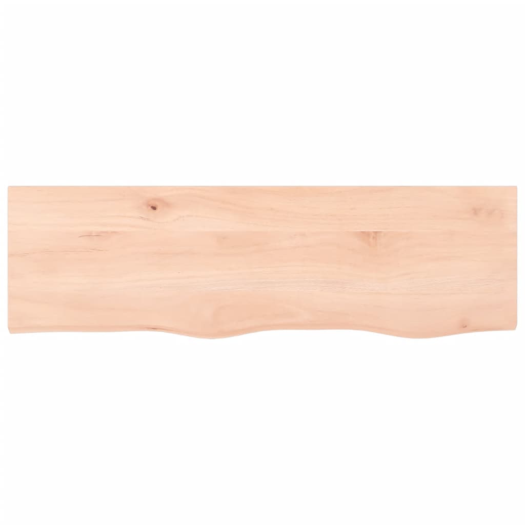 Waschtischplatte 100x30x2 cm Massivholz Unbehandelt