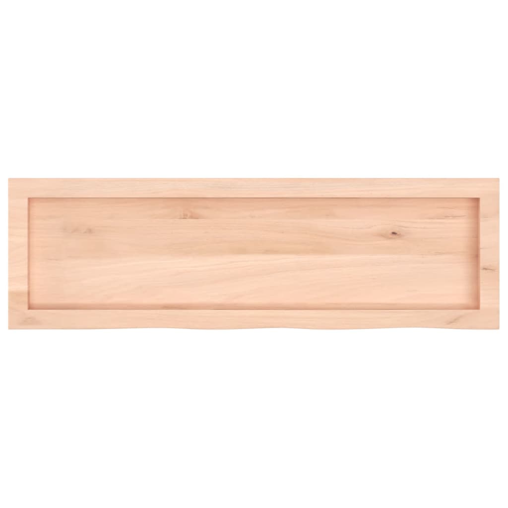 Waschtischplatte 100x30x(2-4) cm Massivholz Unbehandelt