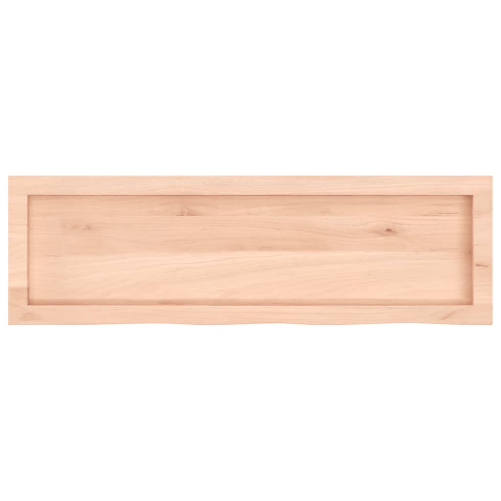 Waschtischplatte 100x30x(2-6) cm Massivholz Unbehandelt