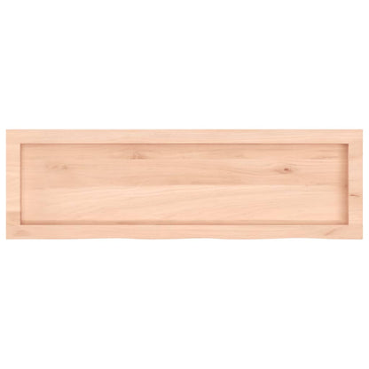 Waschtischplatte 100x30x(2-6) cm Massivholz Unbehandelt