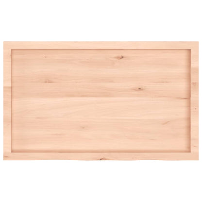 Waschtischplatte 100x60x(2-4) cm Massivholz Unbehandelt