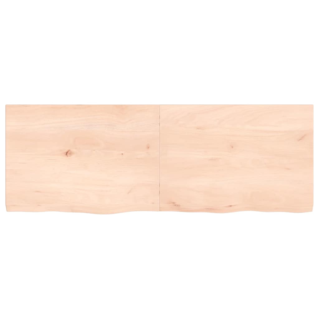 Waschtischplatte 140x50x(2-4) cm Massivholz Unbehandelt