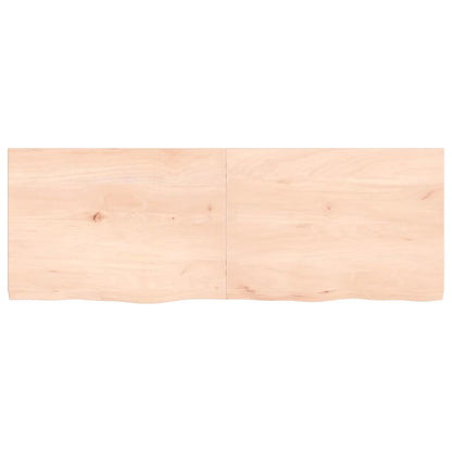 Waschtischplatte 140x50x(2-4) cm Massivholz Unbehandelt