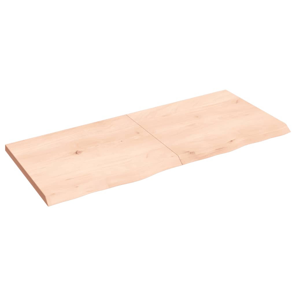 Waschtischplatte 140x60x(2-4) cm Massivholz Unbehandelt