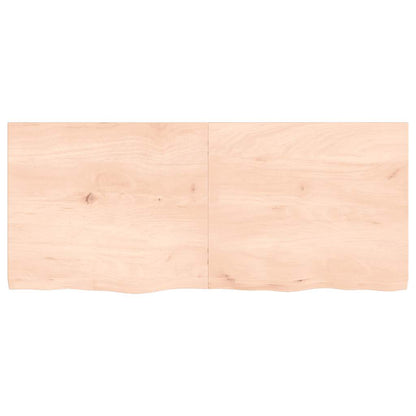 Waschtischplatte 140x60x(2-4) cm Massivholz Unbehandelt