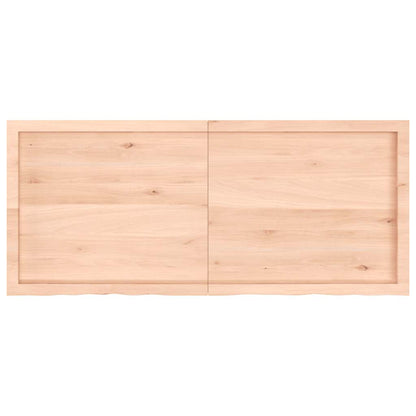Waschtischplatte 140x60x(2-4) cm Massivholz Unbehandelt