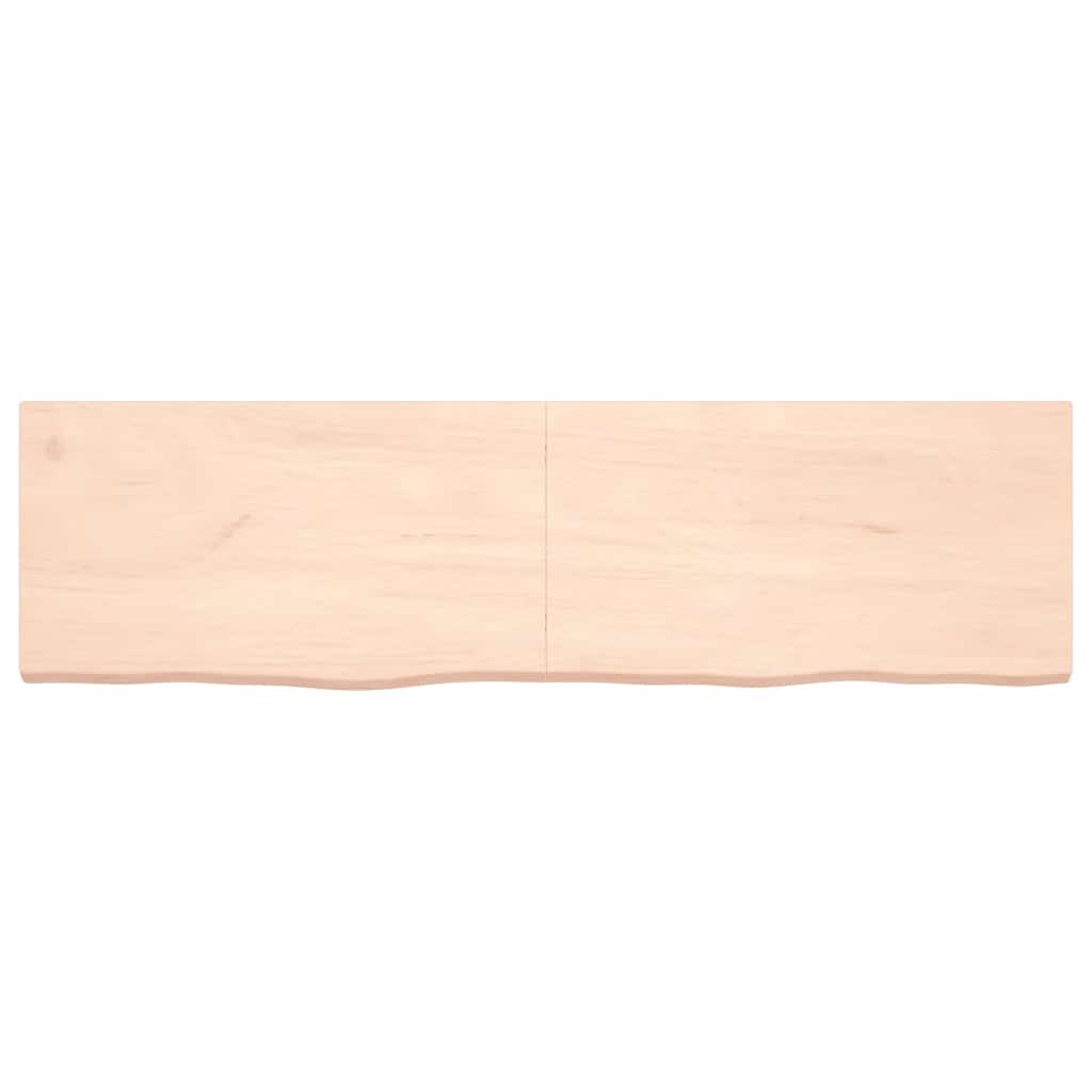 Waschtischplatte 180x50x(2-6) cm Massivholz Unbehandelt
