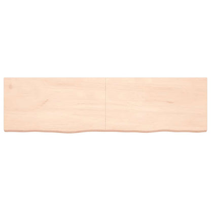 Waschtischplatte 180x50x(2-6) cm Massivholz Unbehandelt