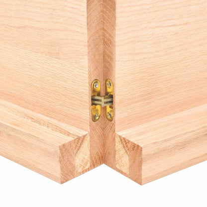 Waschtischplatte 180x60x(2-6) cm Massivholz Unbehandelt