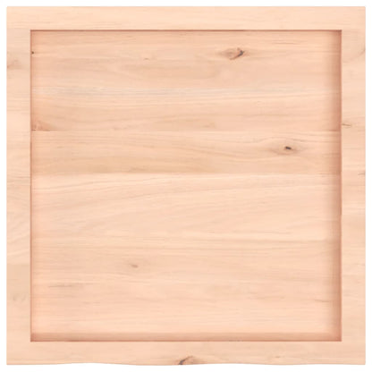 Tischplatte 60x60x(2-6) cm Massivholz Eiche Unbehandelt