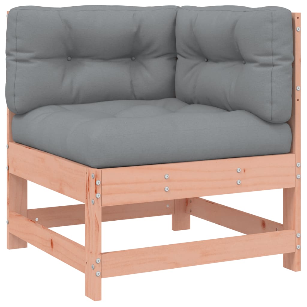 4-tlg. Garten-Lounge-Set mit Kissen Massivholz Douglasie