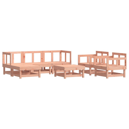 7-tlg. Garten-Lounge-Set Massivholz Douglasie
