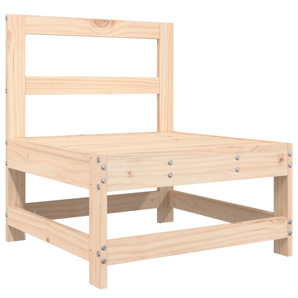 10-tlg. Garten-Lounge-Set Massivholz Kiefer