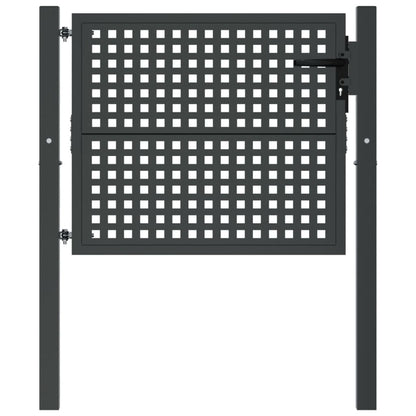 Gartentor Anthrazit 105x75 cm Stahl