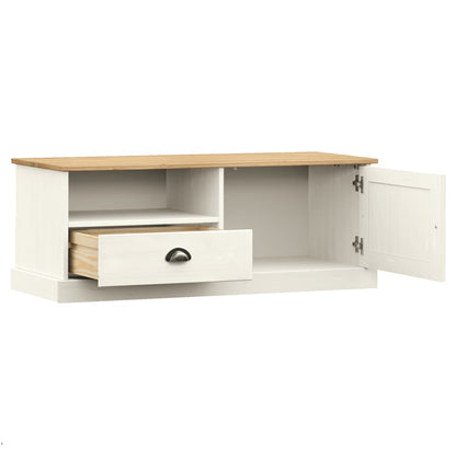 TV-skab VIGO Hvid 106x40x40 cm Massiv Fyr