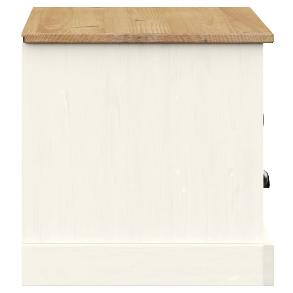 TV-skab VIGO Hvid 106x40x40 cm Massiv Fyr