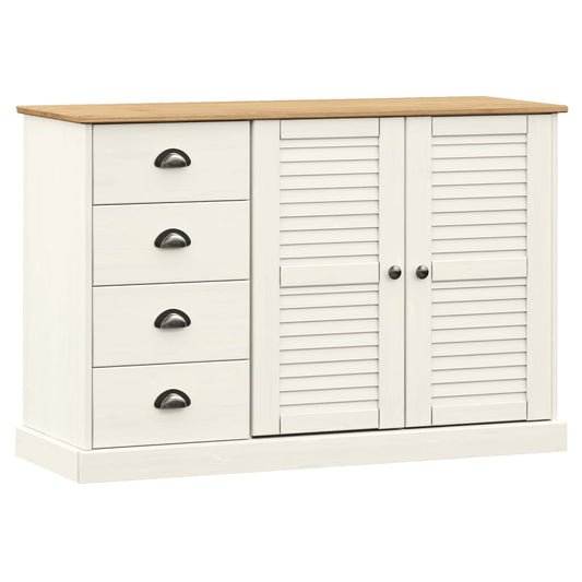 Sideboard mit Schubladen VIGO 113x40x75 cm Massivholz Kiefer