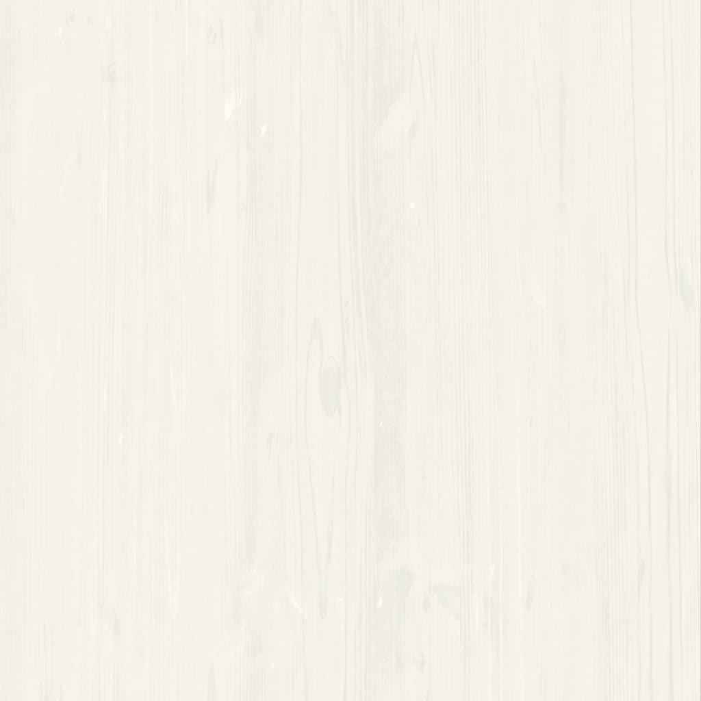 Vitrine VIGO Weiß 85x35x170 cm Massivholz Kiefer