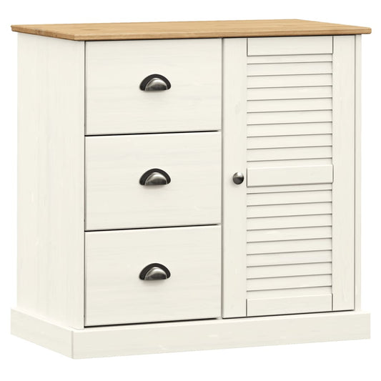 Sideboard mit Schubladen VIGO 78x40x75 cm Massivholz Kiefer