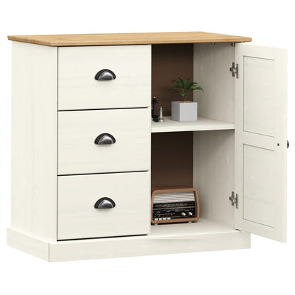 Sideboard mit Schubladen VIGO 78x40x75 cm Massivholz Kiefer