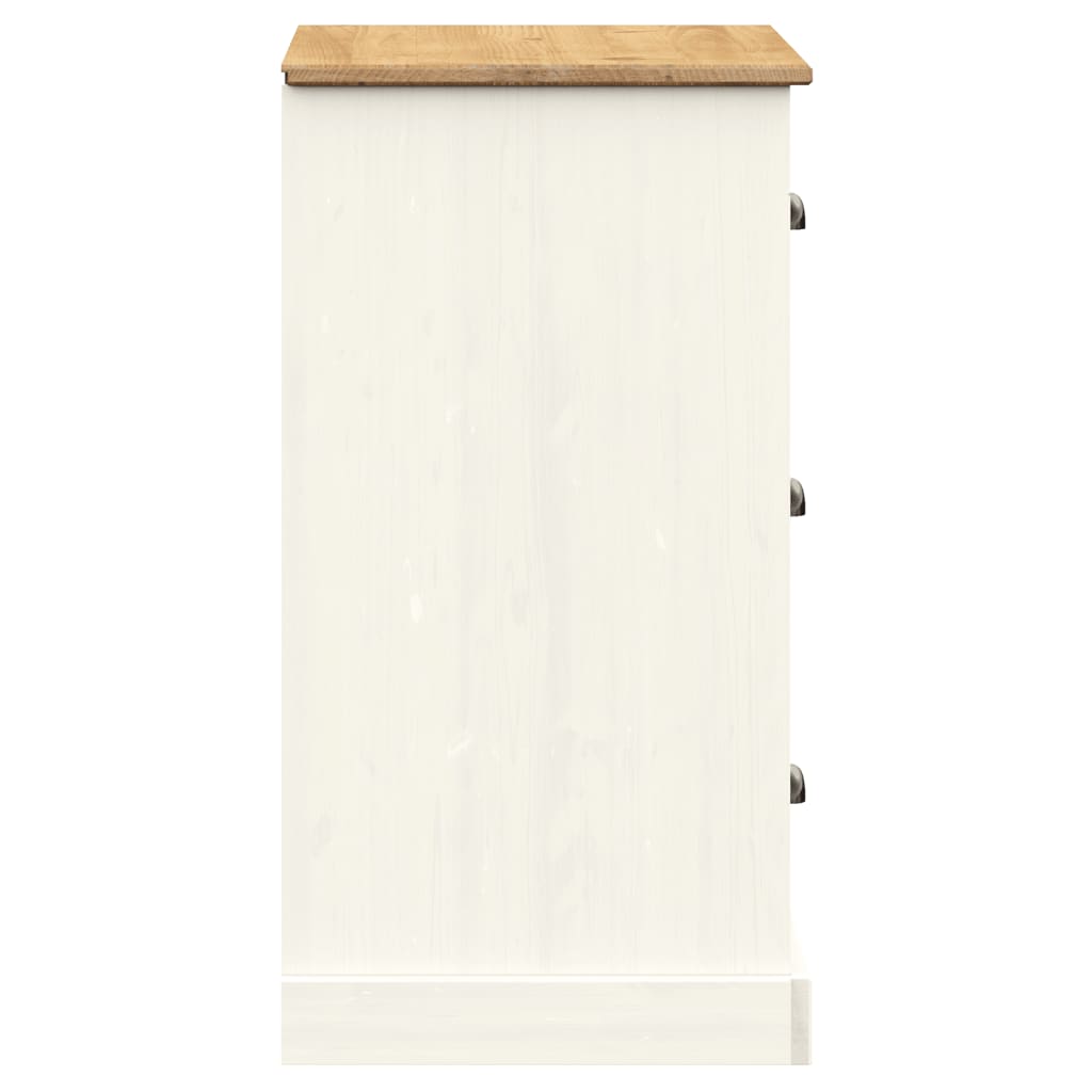 Sideboard mit Schubladen VIGO 78x40x75 cm Massivholz Kiefer