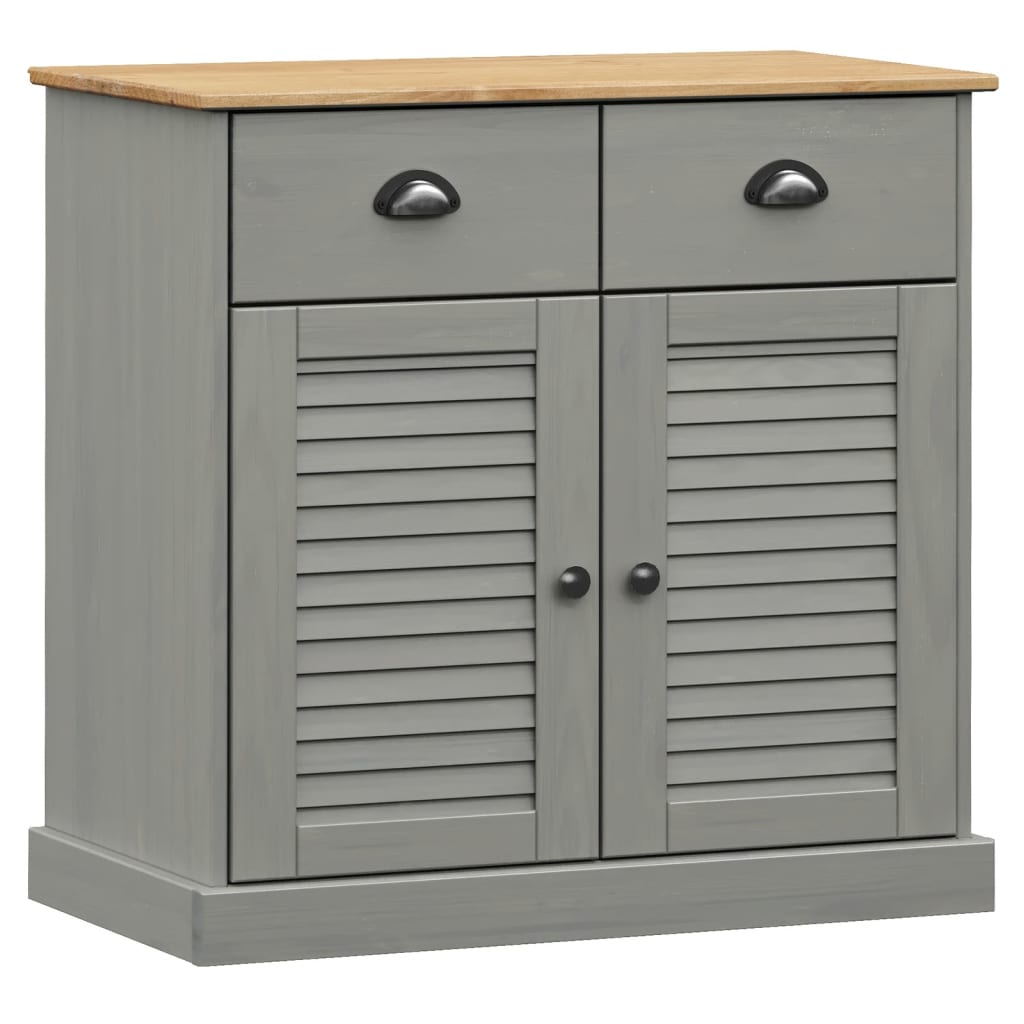 Sideboard mit Schubladen VIGO 78x40x75 cm Massivholz Kiefer