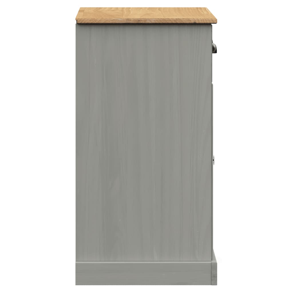 Sideboard mit Schubladen VIGO 78x40x75 cm Massivholz Kiefer