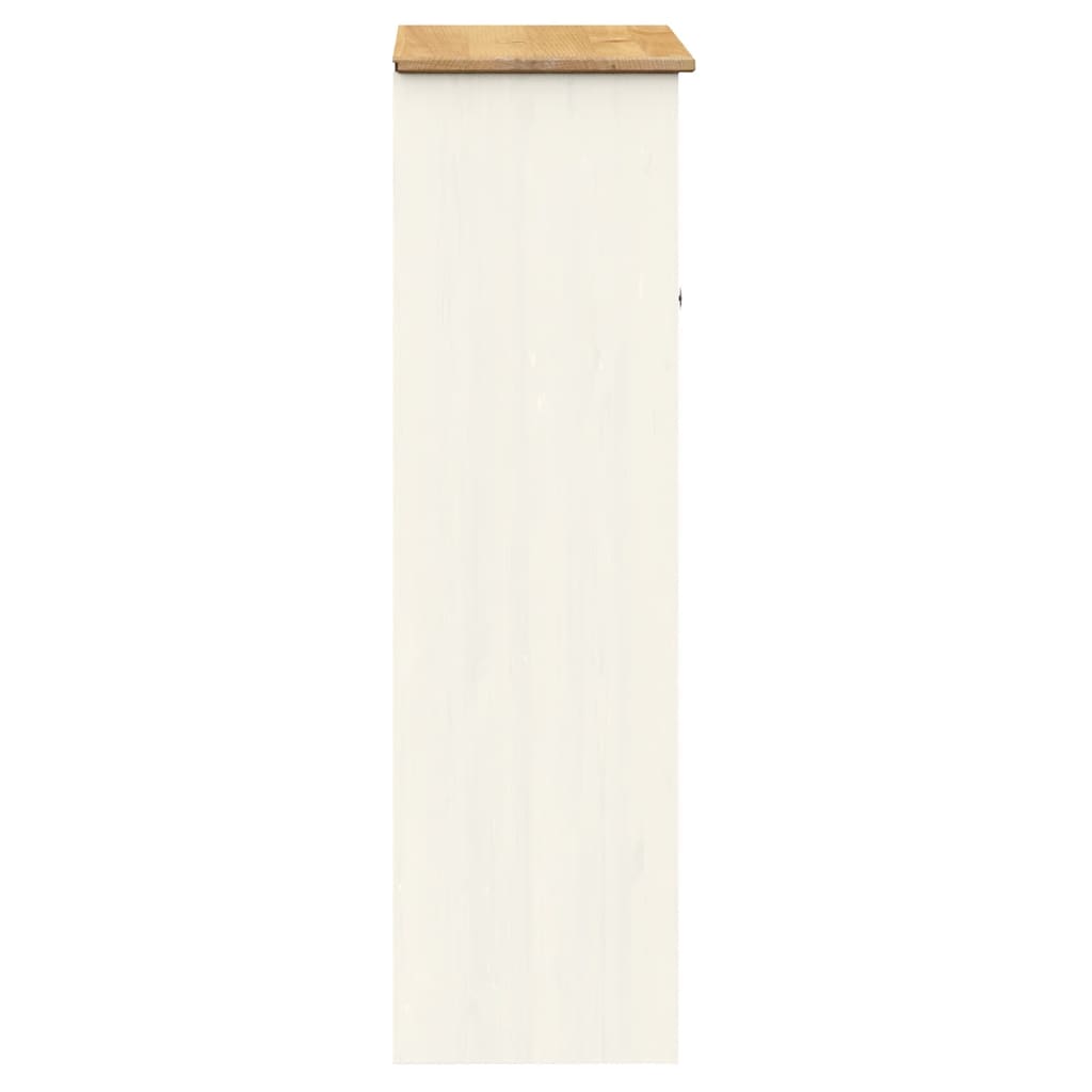 Skænkbeslag VIGO Hvid 78x30x100 cm massiv fyrretræ