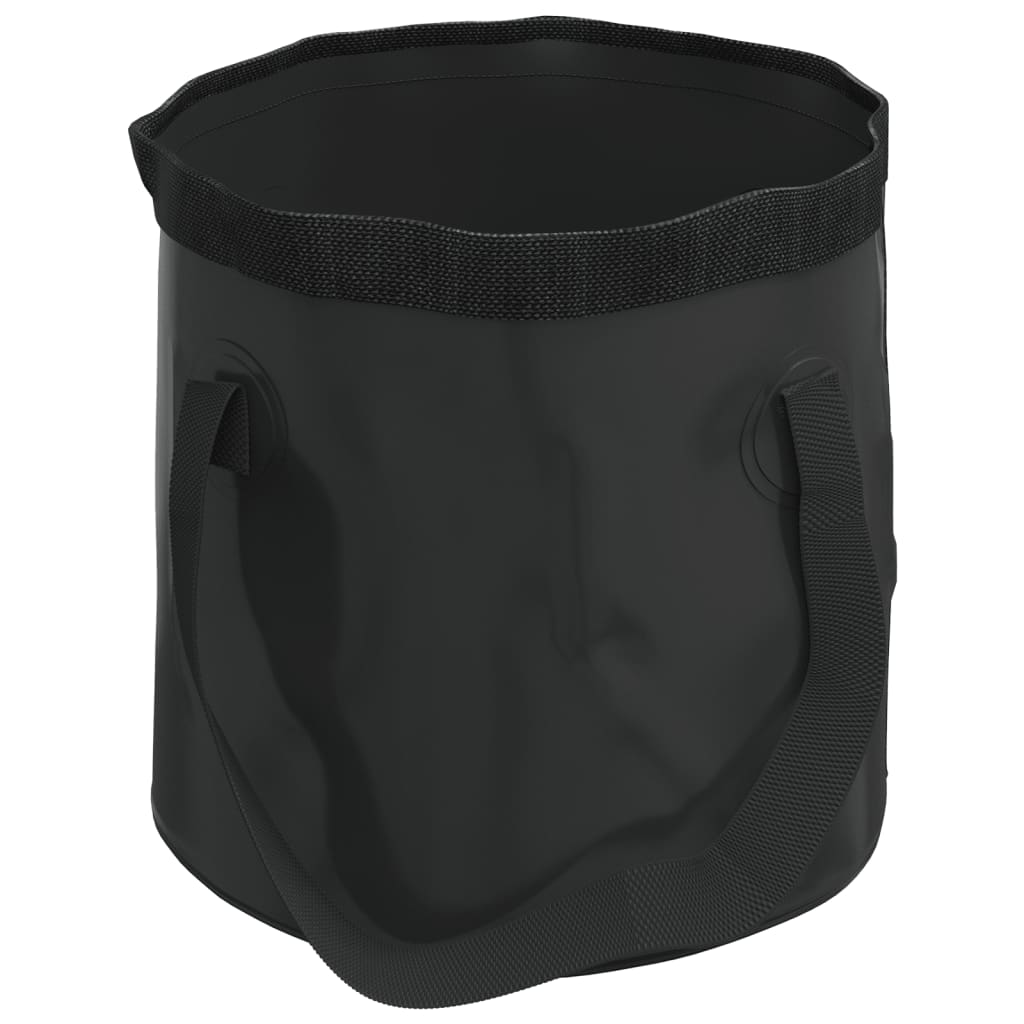 Falteimer 2 Stk. Schwarz 20 L PVC