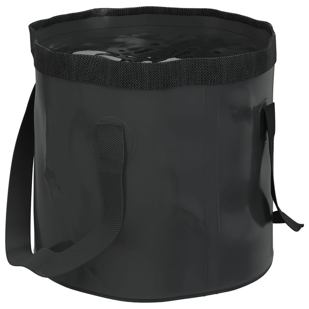 Falteimer 2 Stk. Schwarz 30 L PVC